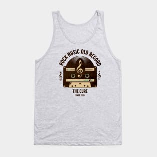 vintage cassette old music record b6 Tank Top